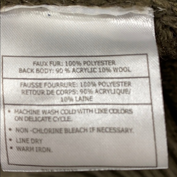 Ariat faux fur knit open vest size XS - Picture 6 of 12